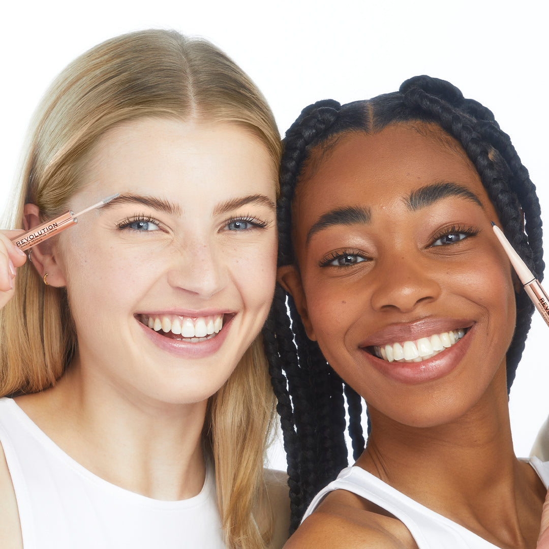 Revolution Fluffy Brow Filter Duo Dark Brown