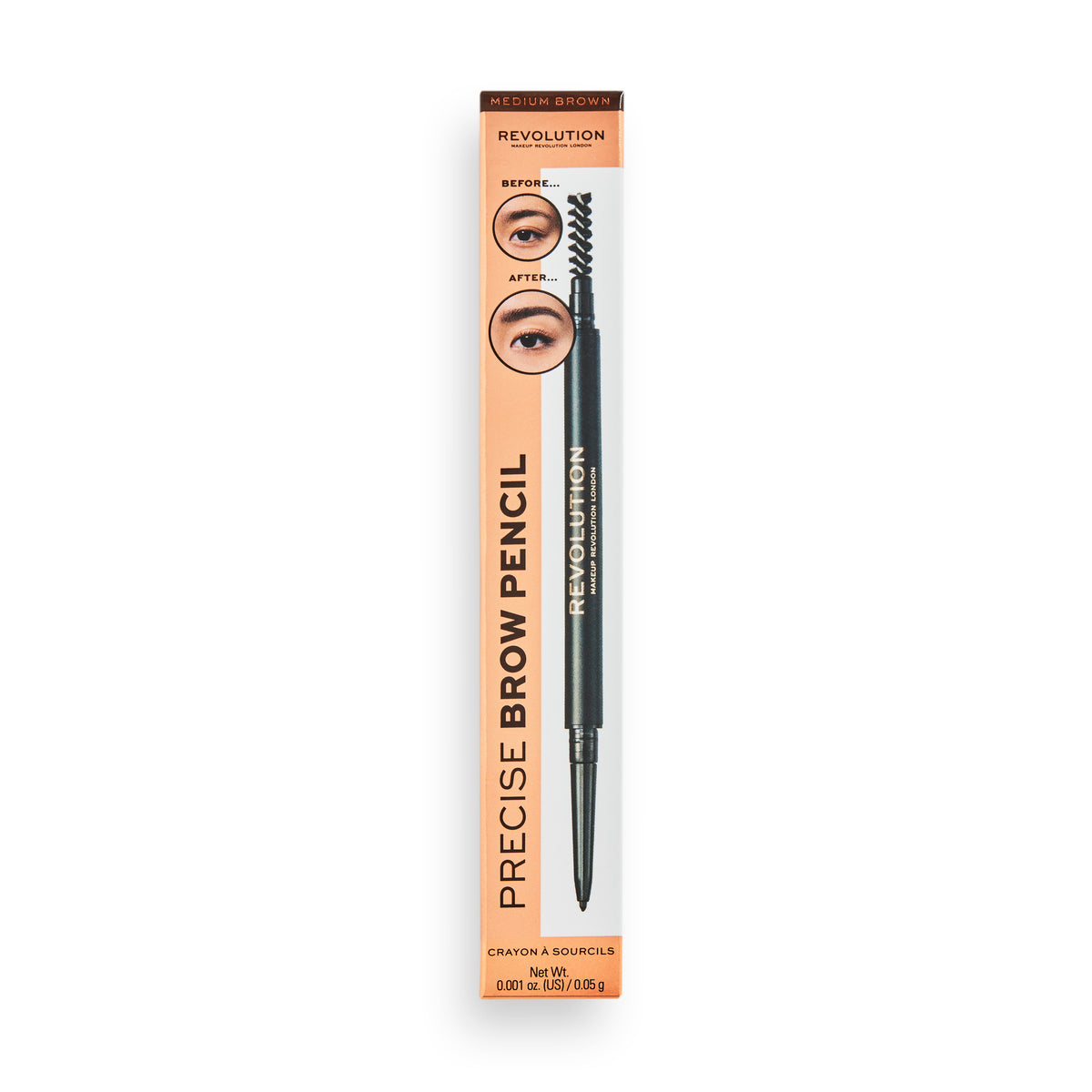 Revolution Precise Brow Pencil Medium Brown