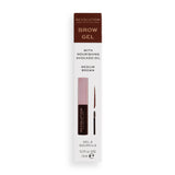 Revolution Brow Gel Medium Brown - BeautyBound.co.za
