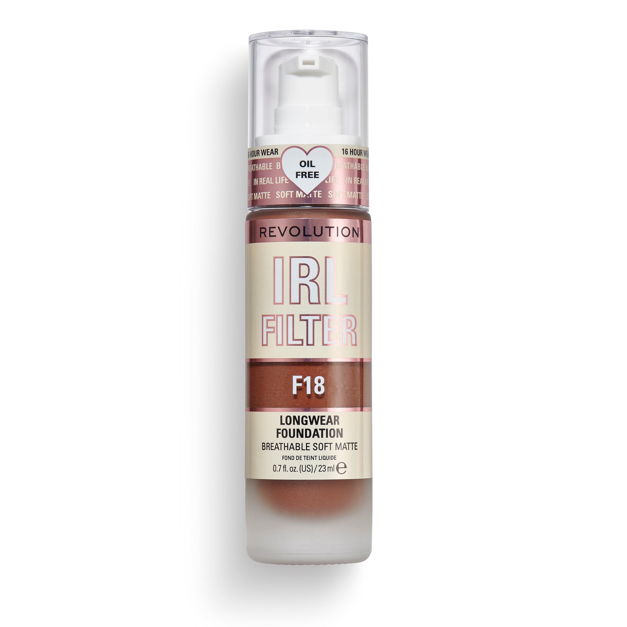 Revolution IRL Filter Longwear Foundation F18