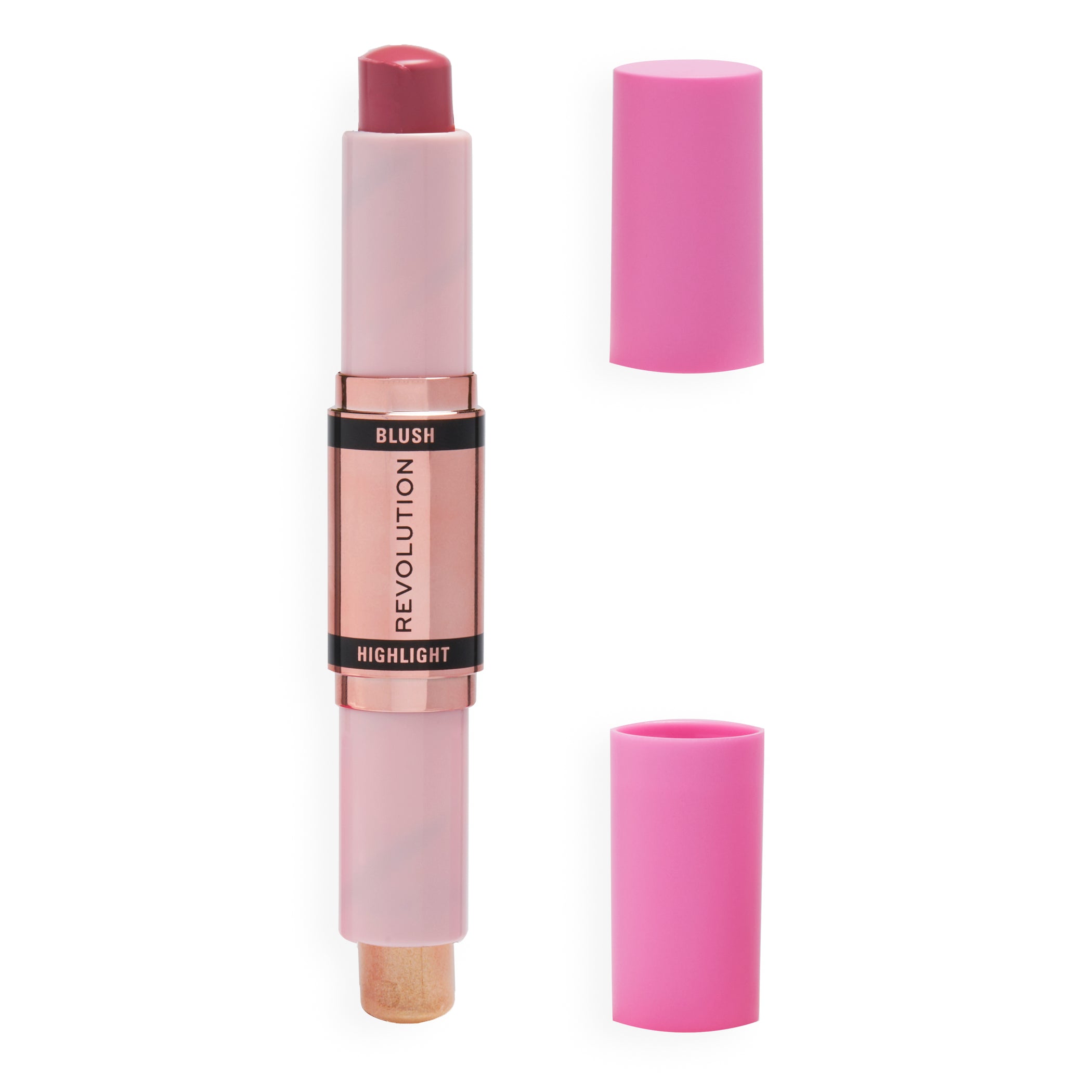 Revolution Blush & Highlight Stick Mauve Glow