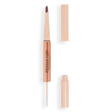 Revolution Fluffy Brow Filter Duo Medium Brown - BeautyBound.co.za
