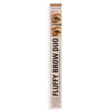 Revolution Fluffy Brow Filter Duo Medium Brown - BeautyBound.co.za