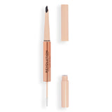 Revolution Fluffy Brow Filter Duo Dark Brown - BeautyBound.co.za