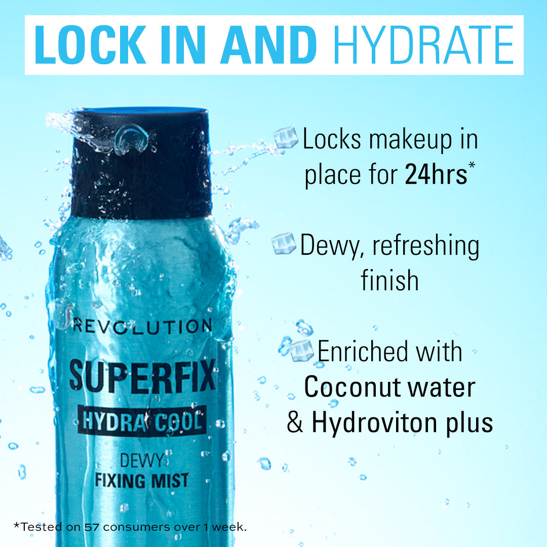 Revolution Superfix Hydra Cool Prep + Fix Continuous Fixing Mist