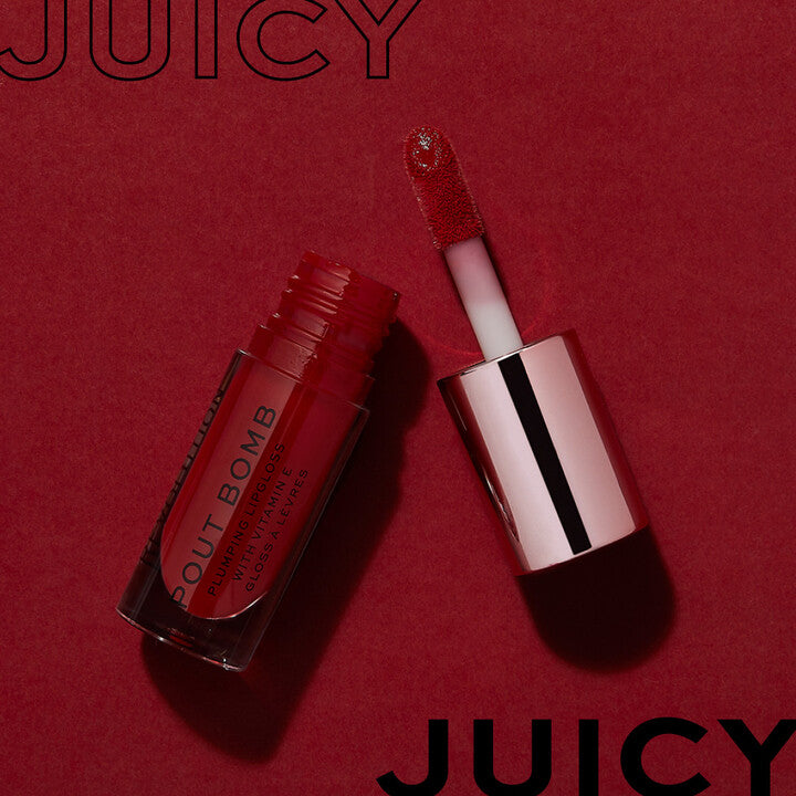 Revolution Pout Bomb Plumping Gloss Juicy Red