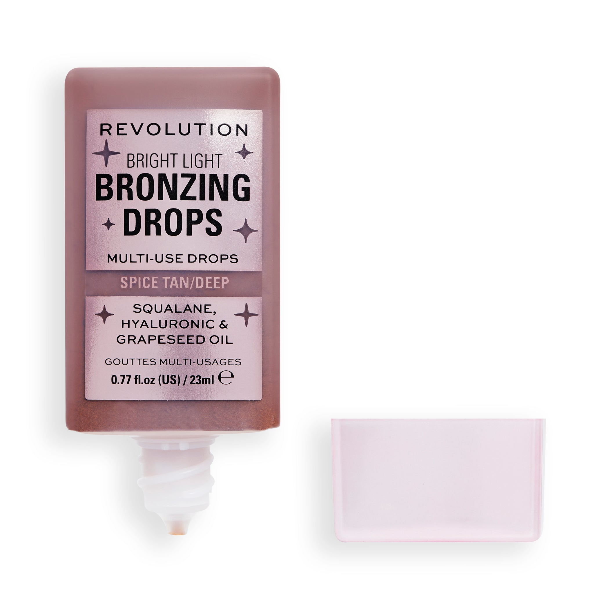 Revolution Bright Light Bronzing Drops Deep Bronze Spice