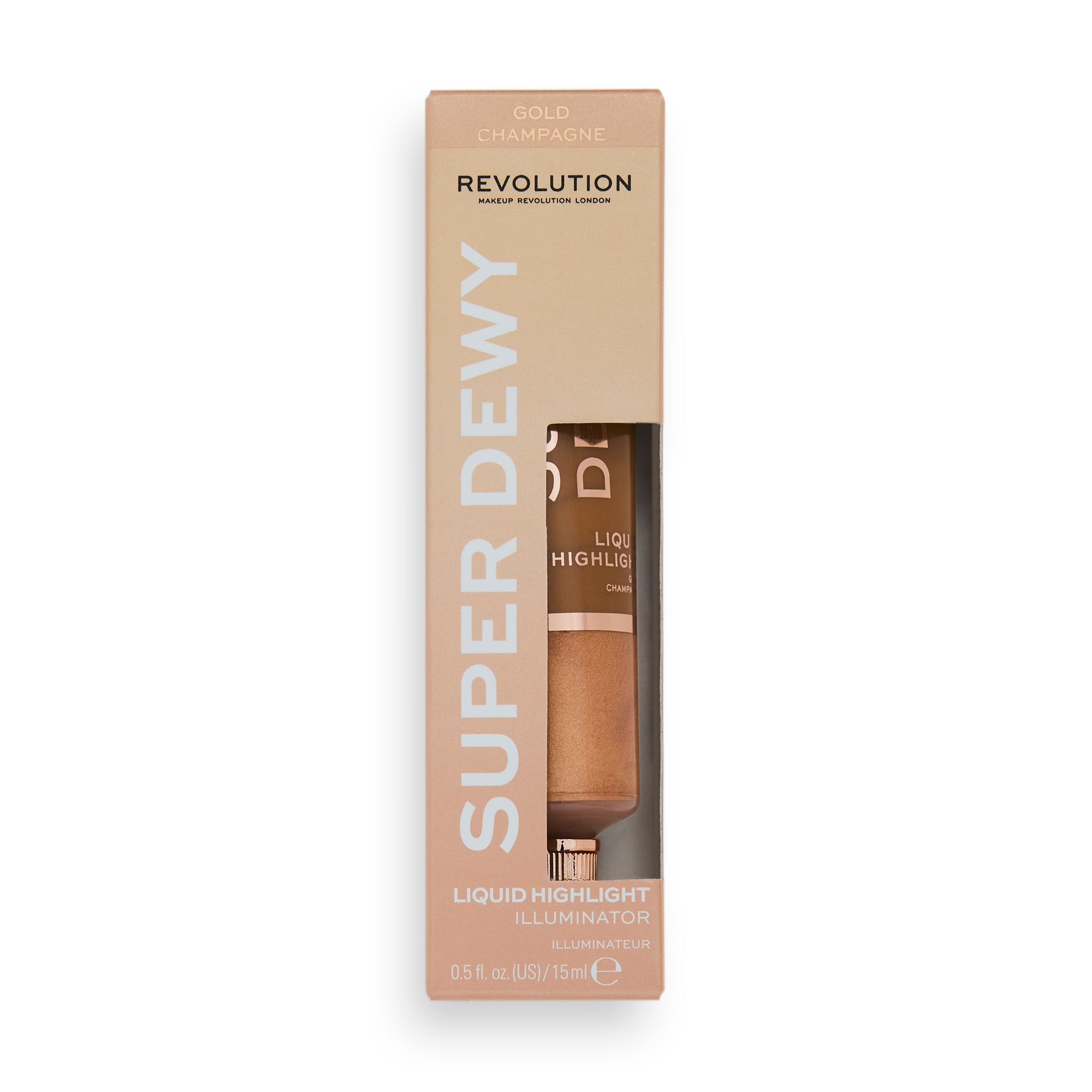 Revolution Superdewy Liquid Highlighter Gold Champagne