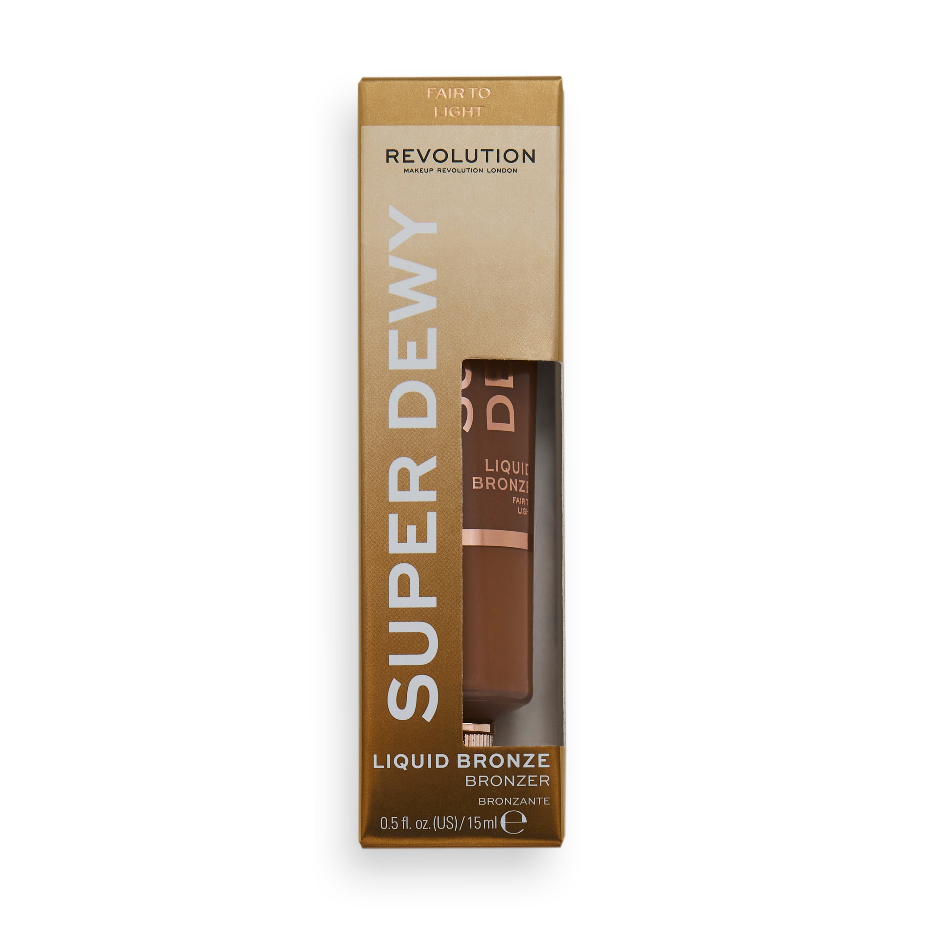 Revolution Superdewy Liquid Bronzer Fair To Light