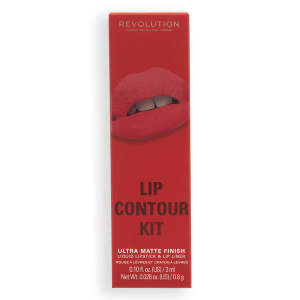 Revolution Lip Contour Kit Sassy Red