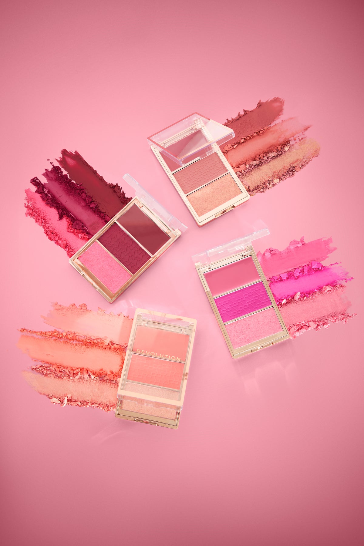 Revolution Blush Icon Palette Aura Points Rose