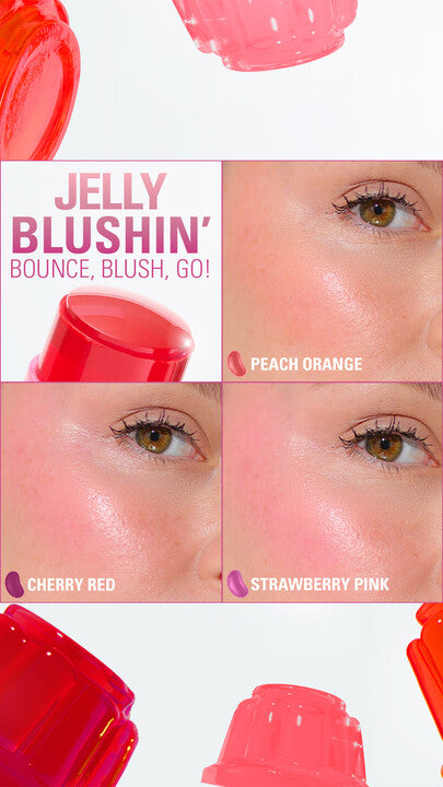 Revolution Jelly Blush Stick Lip and Cheek Stain Peach Orange