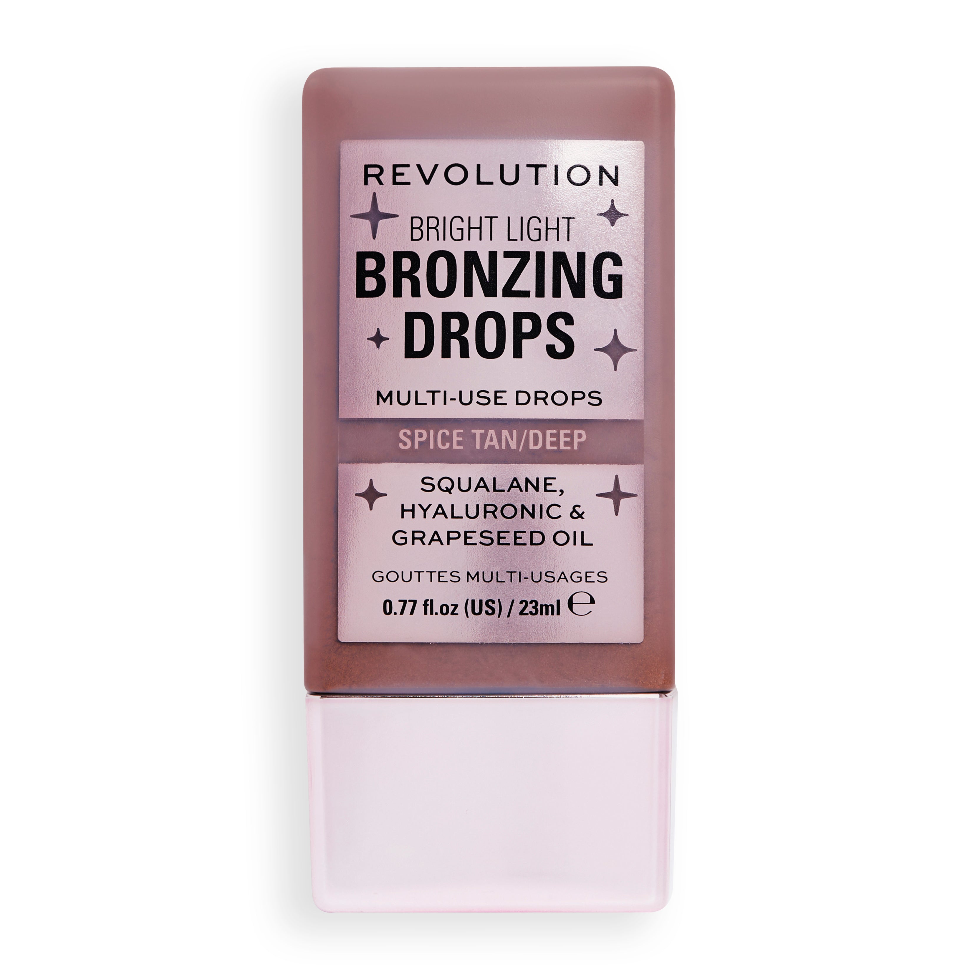 Revolution Bright Light Bronzing Drops Deep Bronze Spice