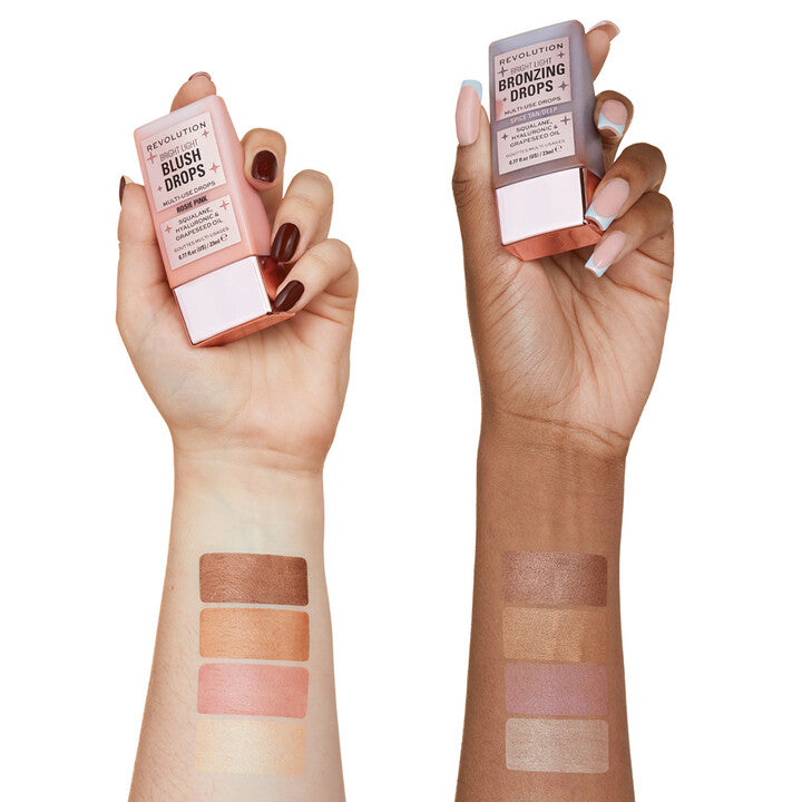 Revolution Bright Light Blush Drops Pink Rosie