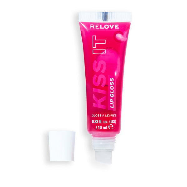 Relove By Revolution Kiss It Lip Gloss Raspberry Pink