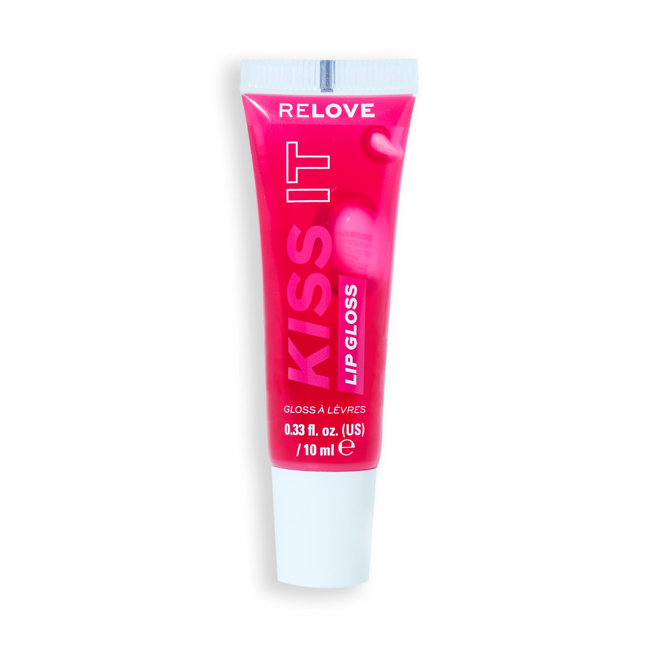 Revolution Relove Kiss It Lip Gloss Raspberry Pink