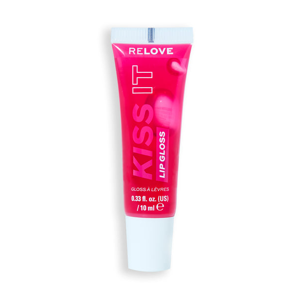 Relove By Revolution Kiss It Lip Gloss Raspberry Pink