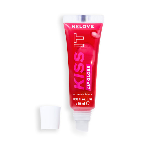 Relove By Revolution Kiss It Lip Gloss Cherry Red