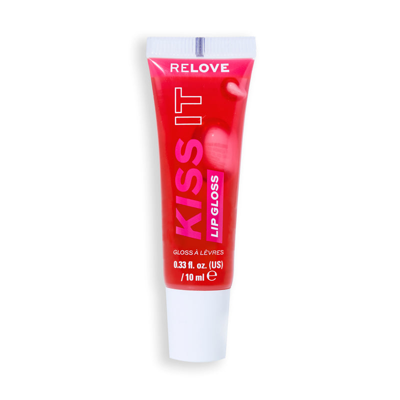 Relove By Revolution Kiss It Lip Gloss Cherry Red