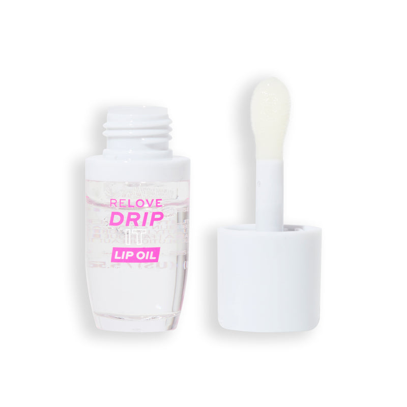 Relove By Revolution Drip It Glossy Lip Oil Clear