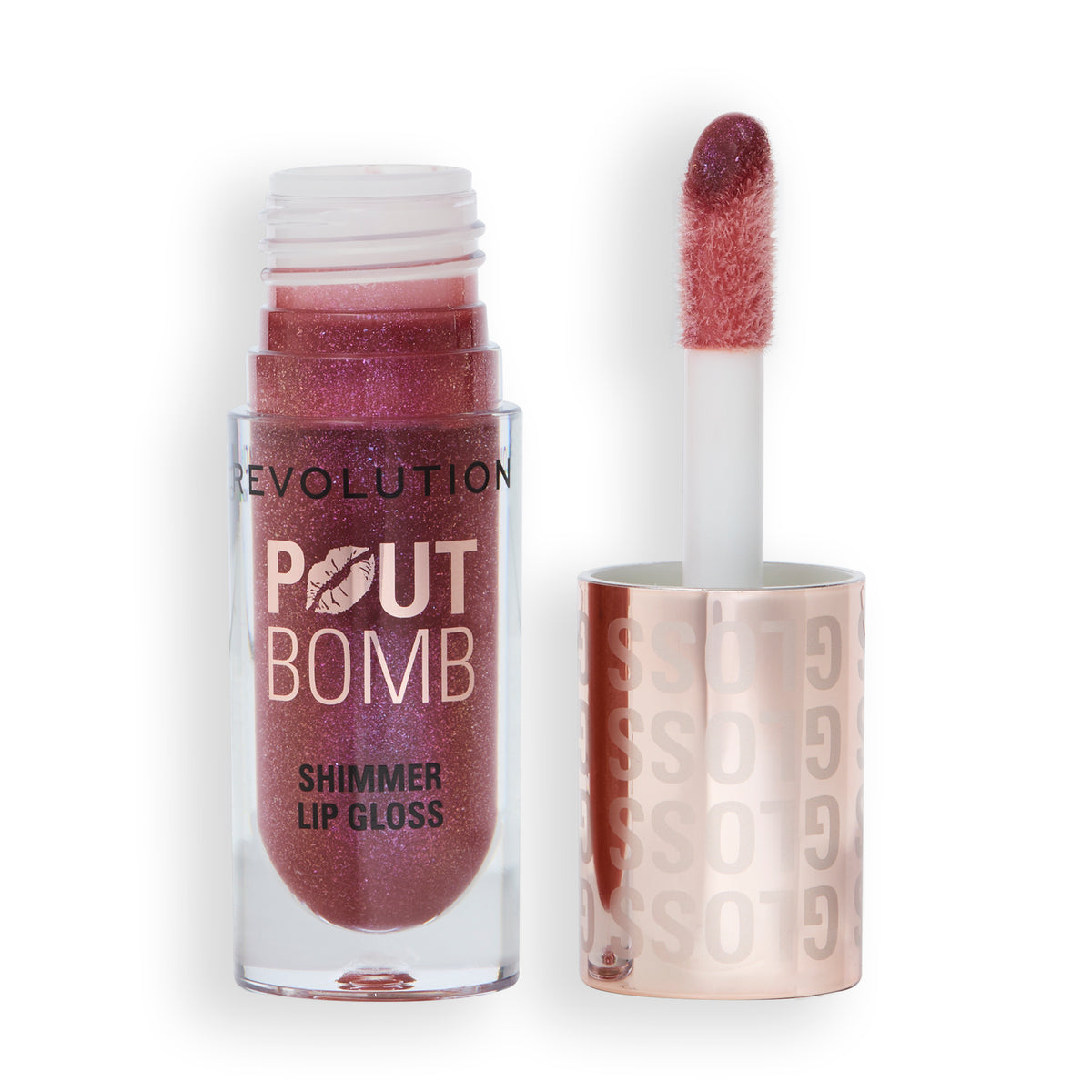Revolution Pout Bomb Shimmer Berry Lustre