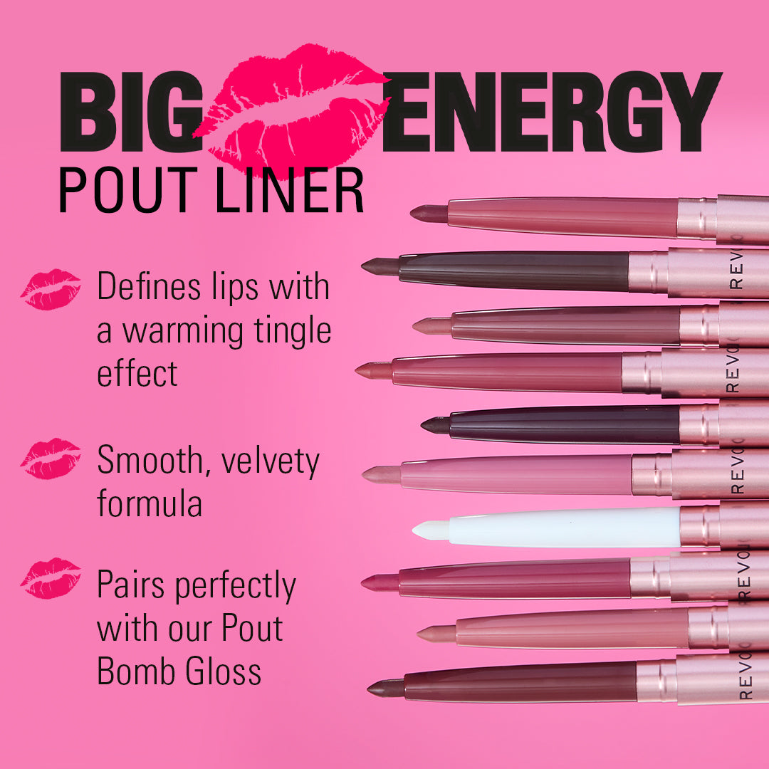Revolution Pout Bomb Plumping Lip Liner Doll Cool Nude