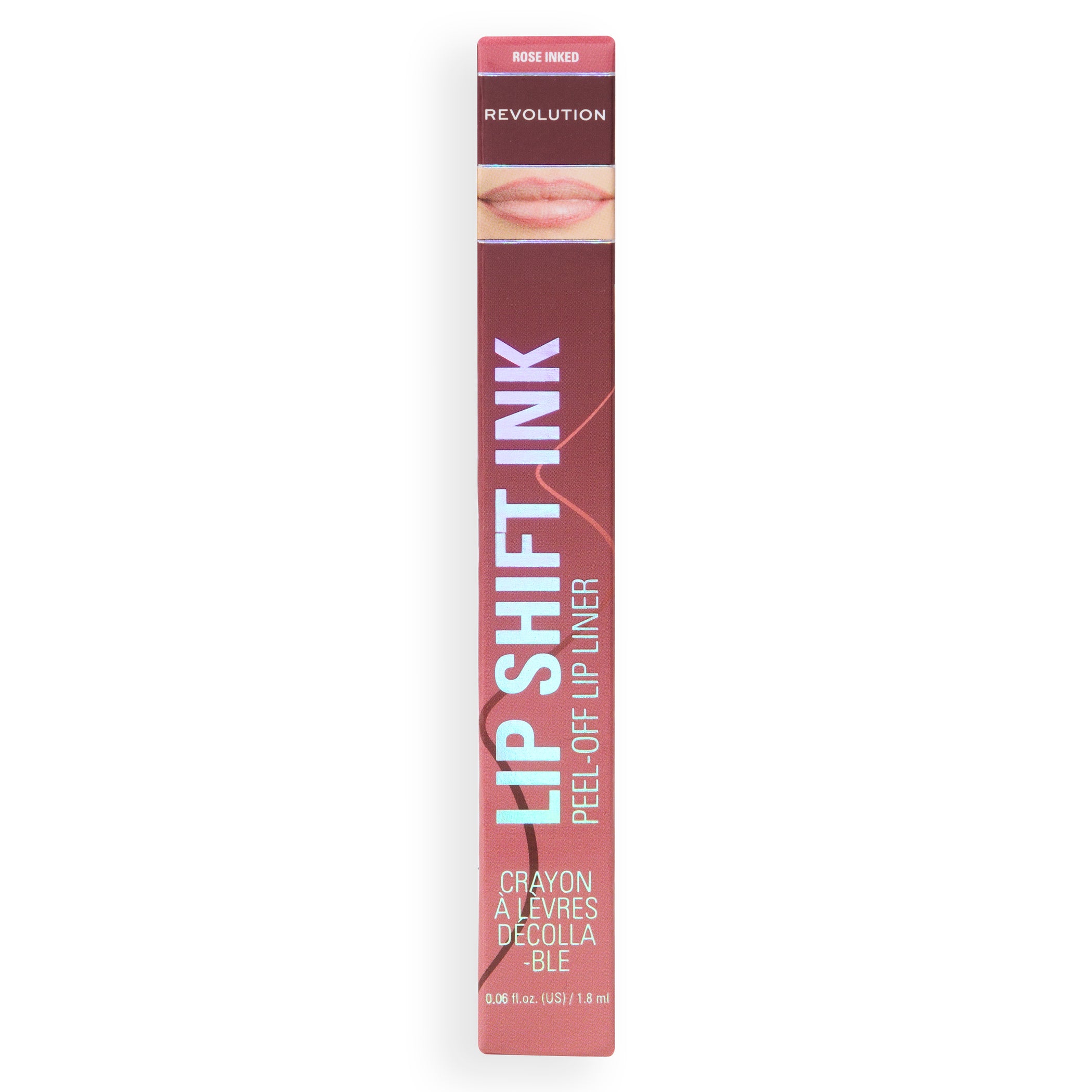 Revolution Lip Shift Ink Peel Off Lipliner Stain Rose Inked