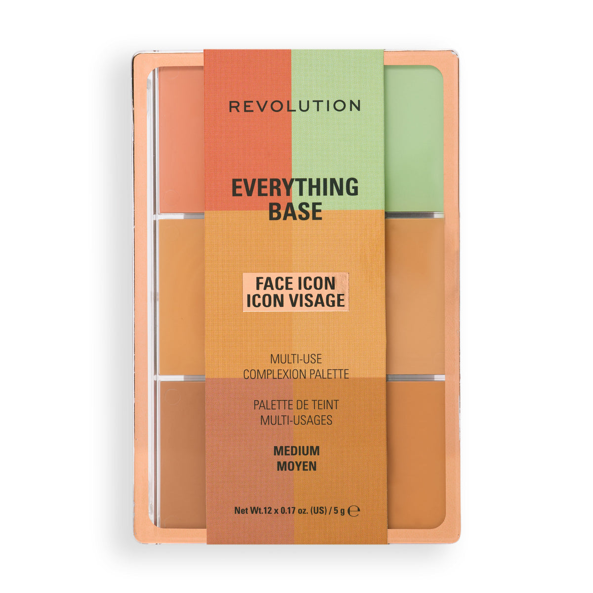 Everything Base Face Icon Complexion Palette Medium