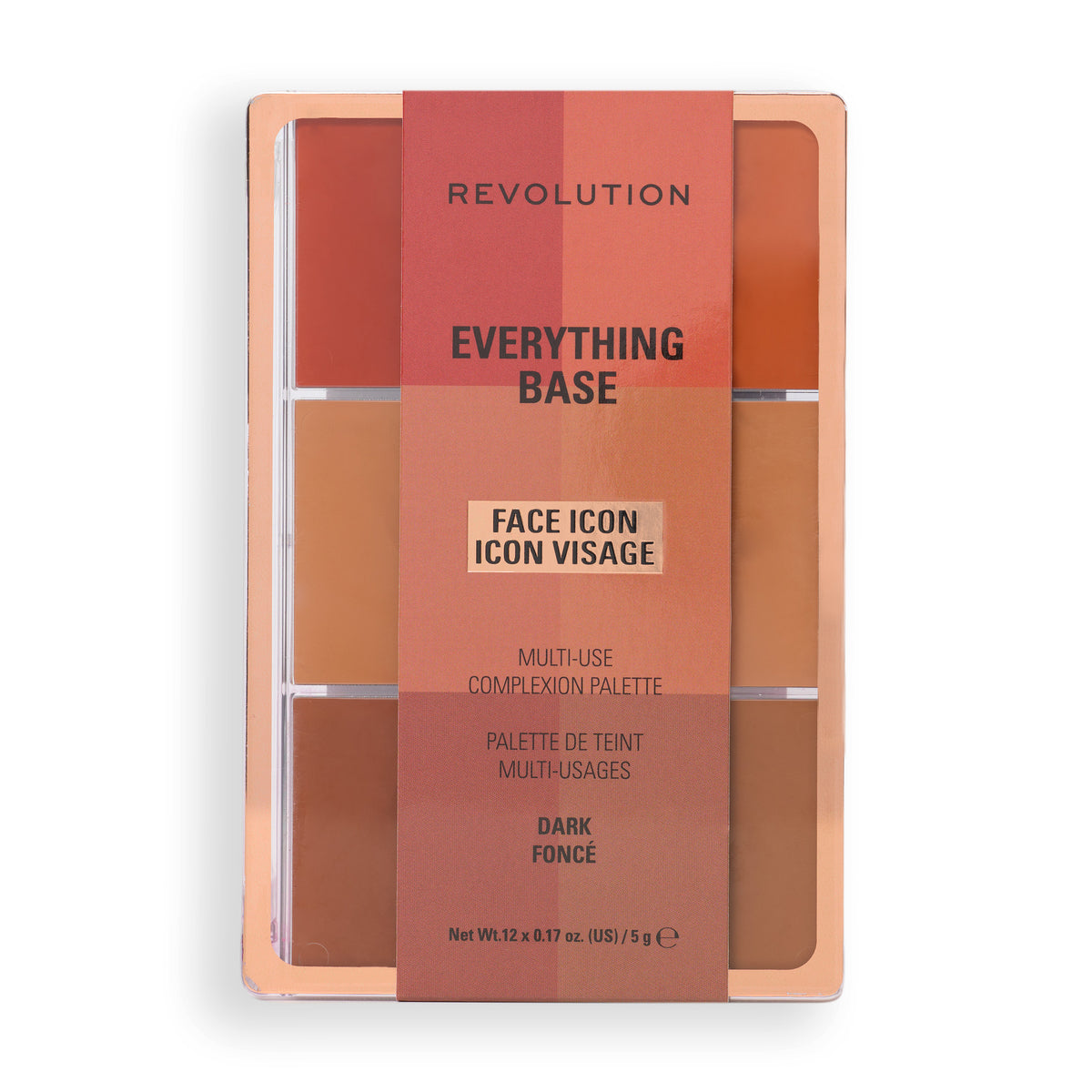 Everything Base Face Icon Complexion Palette Dark