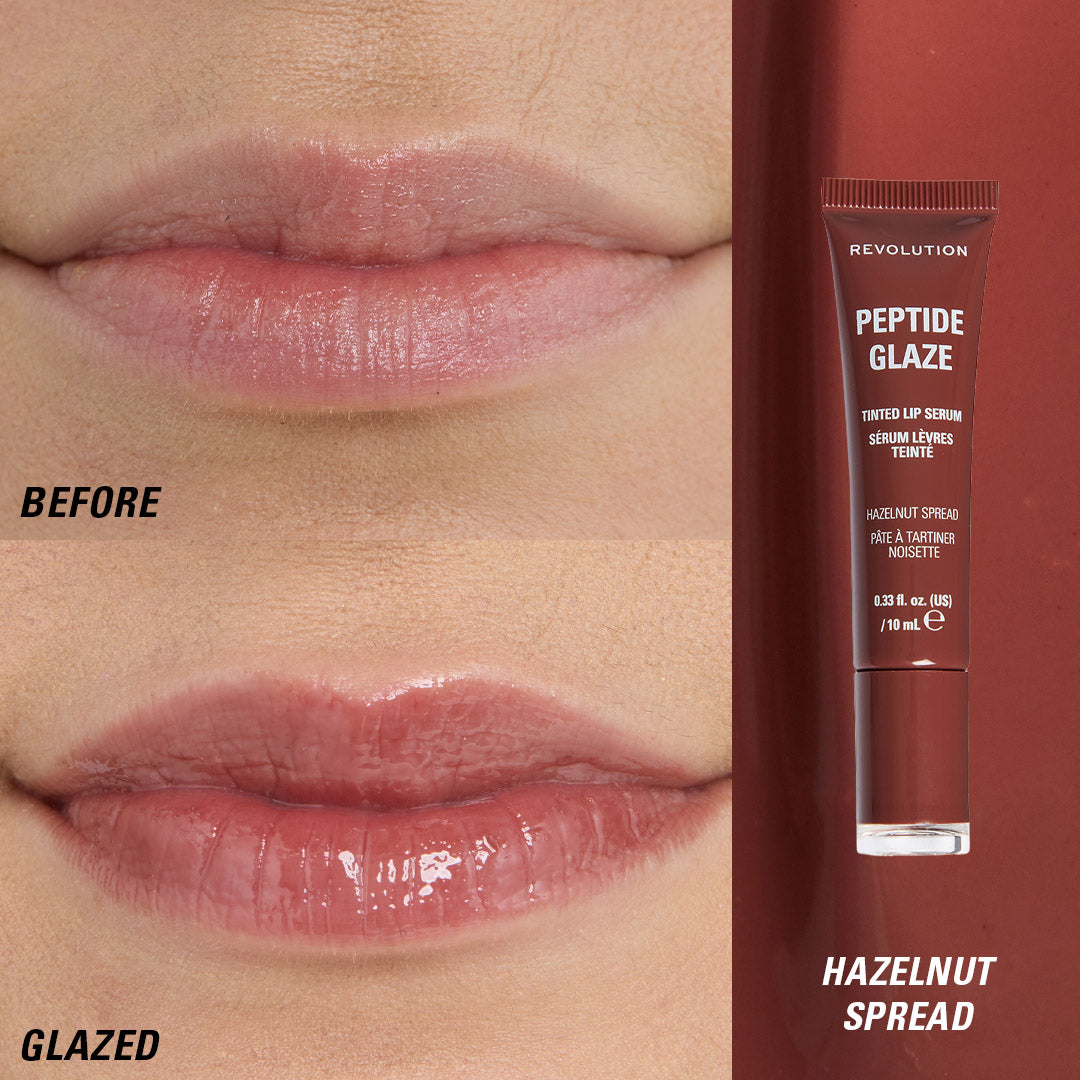 Peptide Glaze Tinted Lip Serum Hazelnut Spread