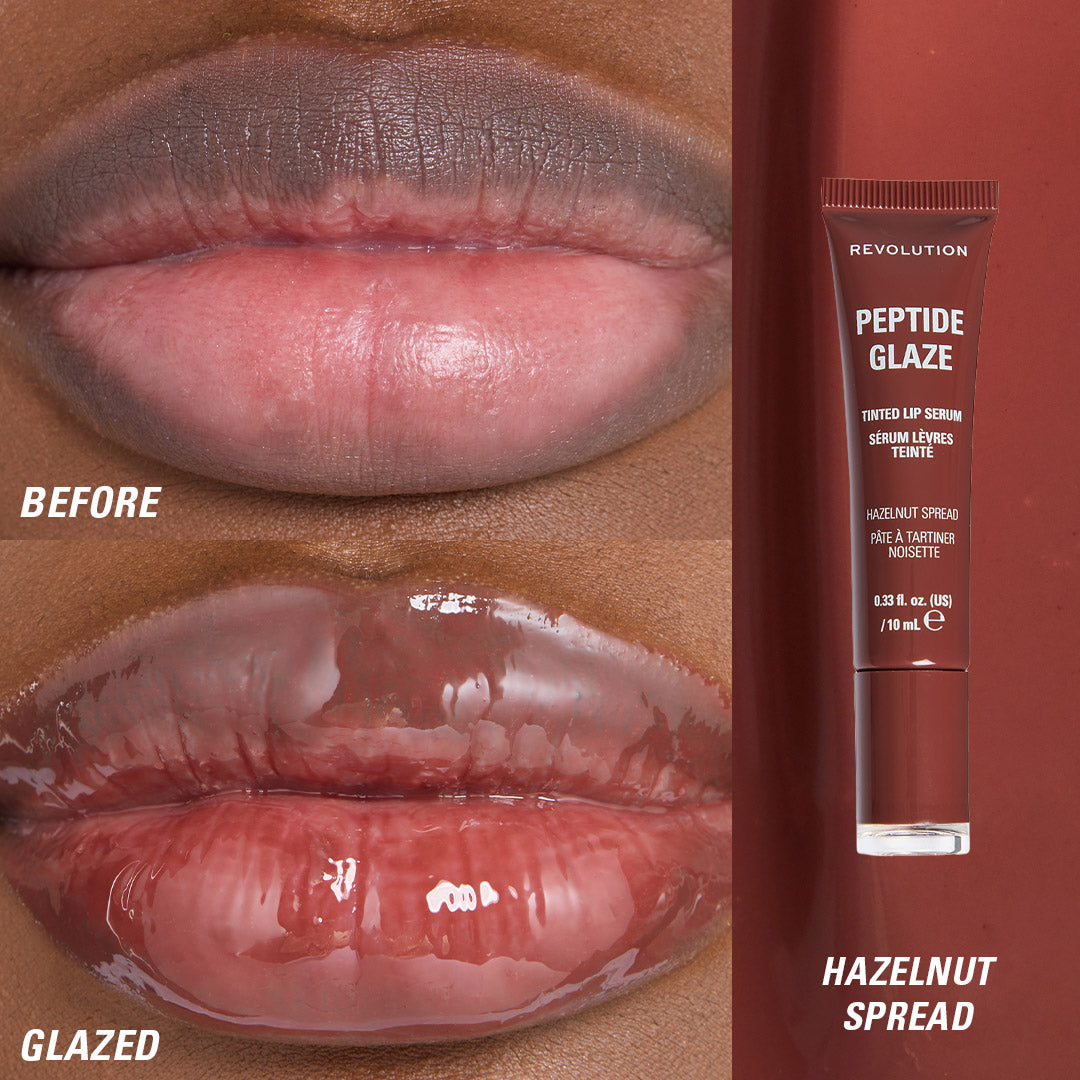 Peptide Glaze Tinted Lip Serum Hazelnut Spread