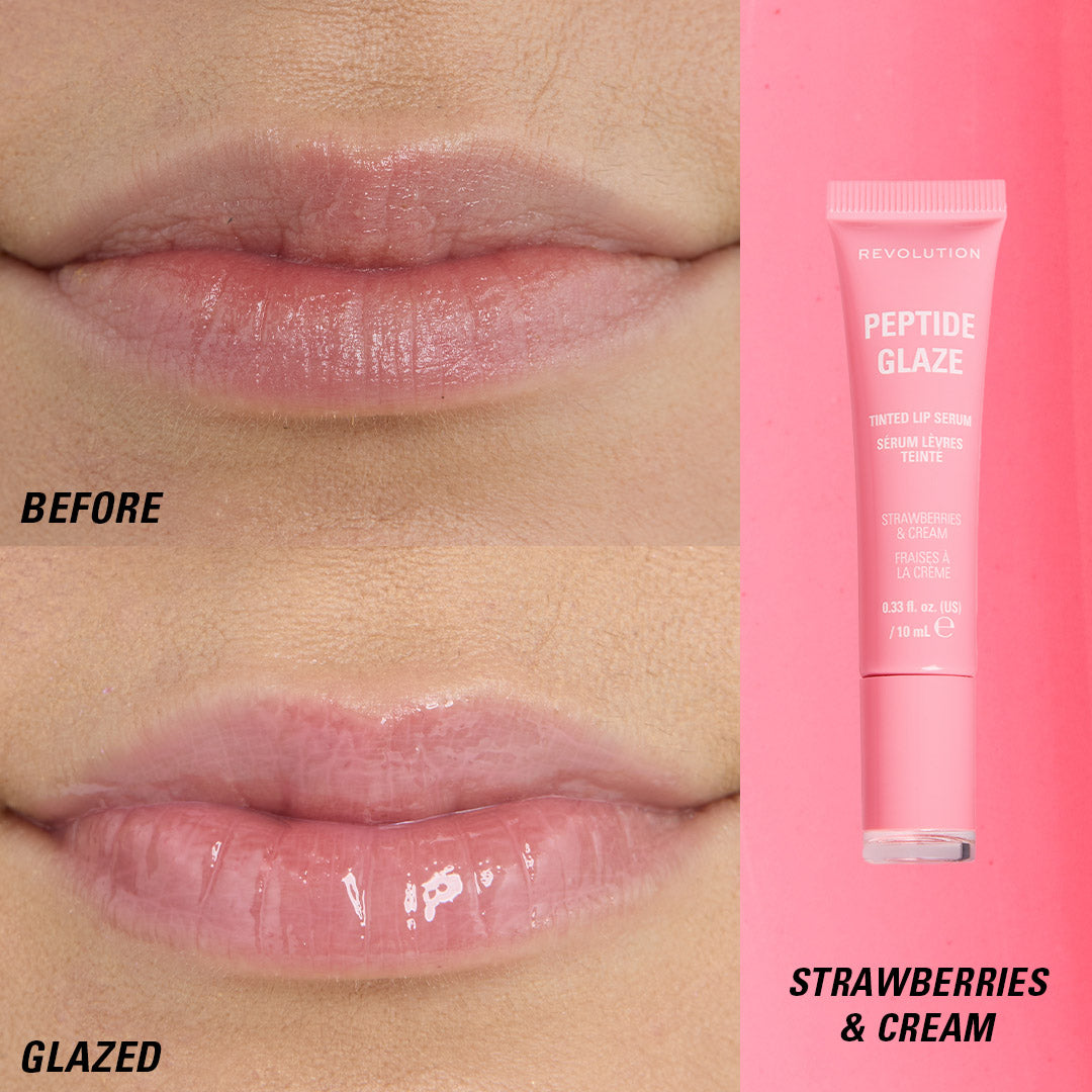 Peptide Glaze Tinted Lip Serum Strawberries & Cream