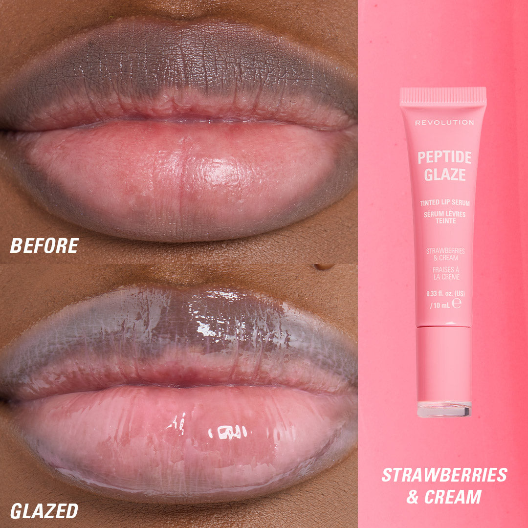 Peptide Glaze Tinted Lip Serum Strawberries & Cream