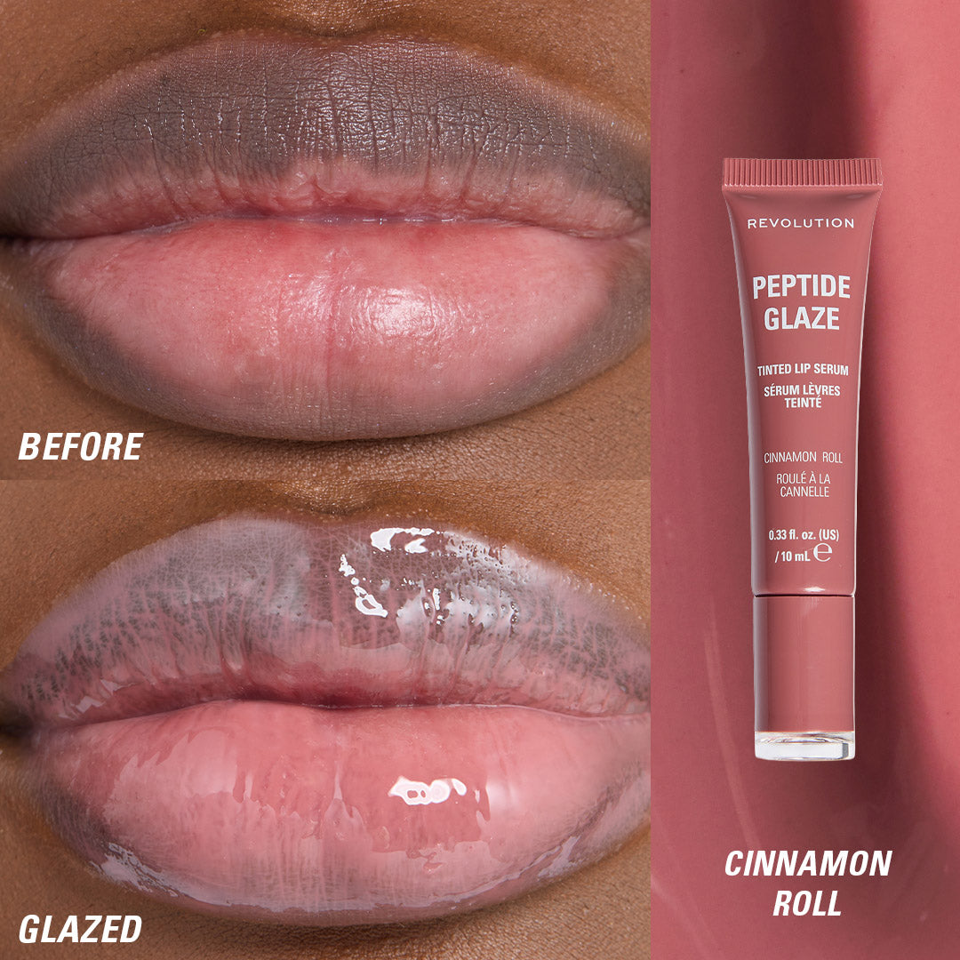 Peptide Glaze Tinted Lip Serum Cinnamon Roll