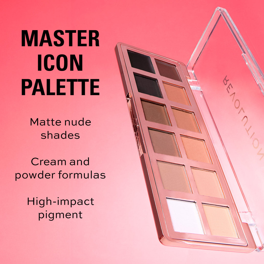 Revolution The Master Icon Matte Nudes Eyeshadow Palette