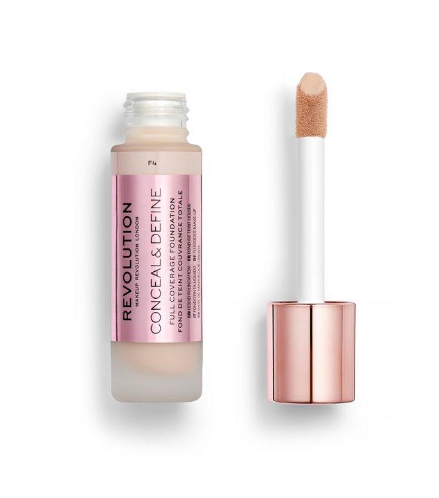Revolution Conceal & Define Foundation F4