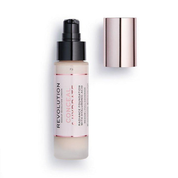 Revolution Conceal & Hydrate Foundation F3 - BeautyBound