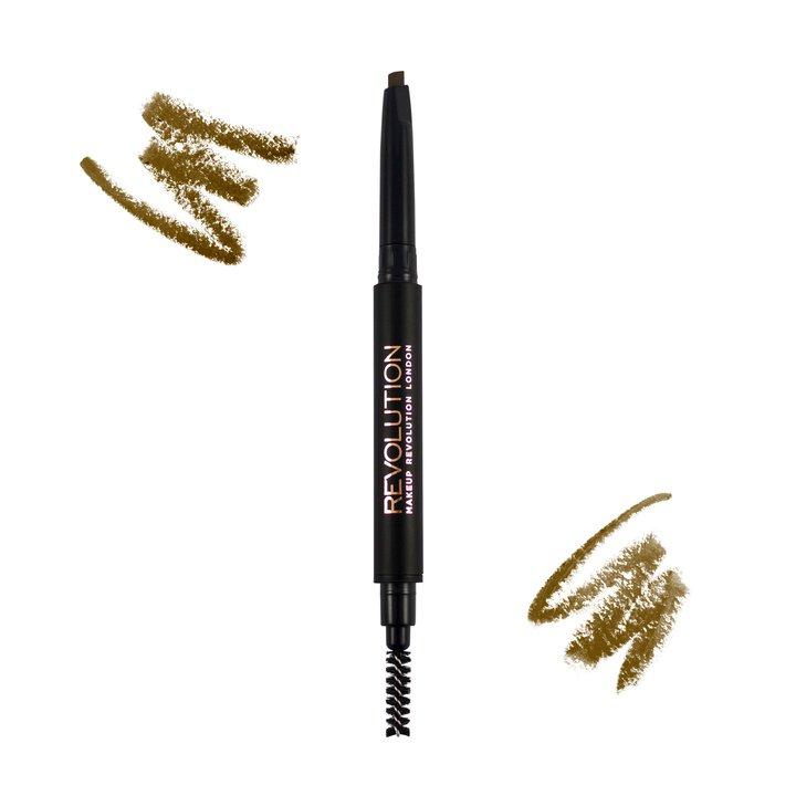 Revolution Duo Brow Pencil Light Brown
